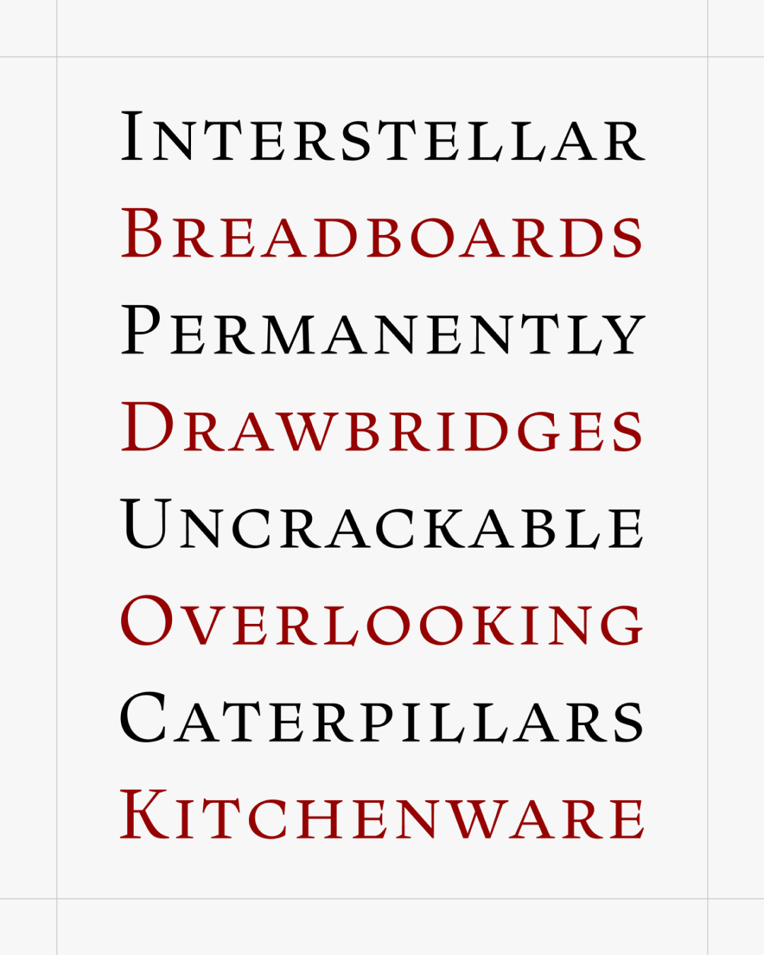 Fern Titling Small Caps