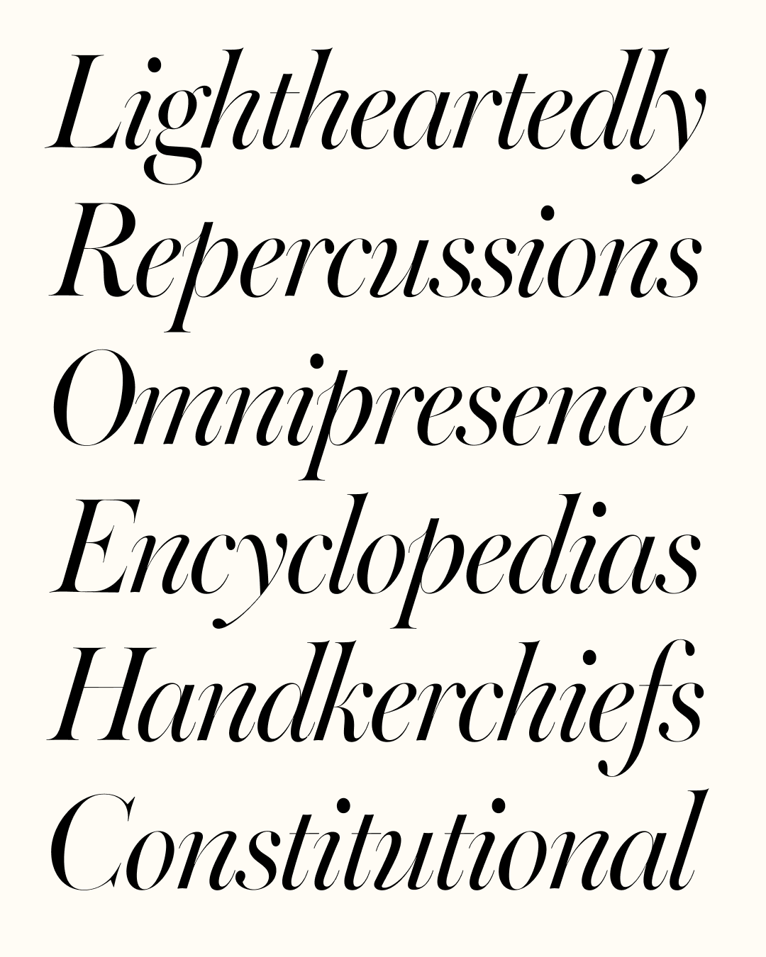 Warbler Banner Italic